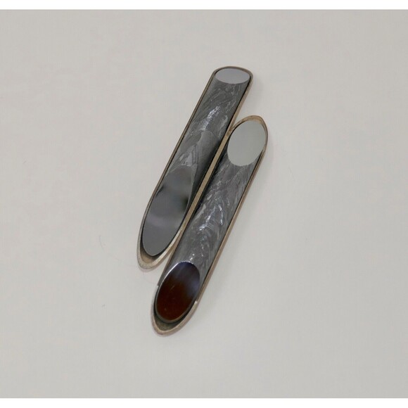 Marius Pajaczkowski Poland Sterling Silver 925 & Hematite Brooch Pin RARE - Picture 2 of 9